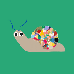 Tissue Paper Snail png
